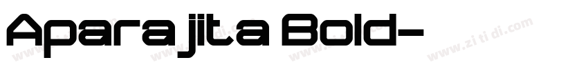 Aparajita Bold字体转换
